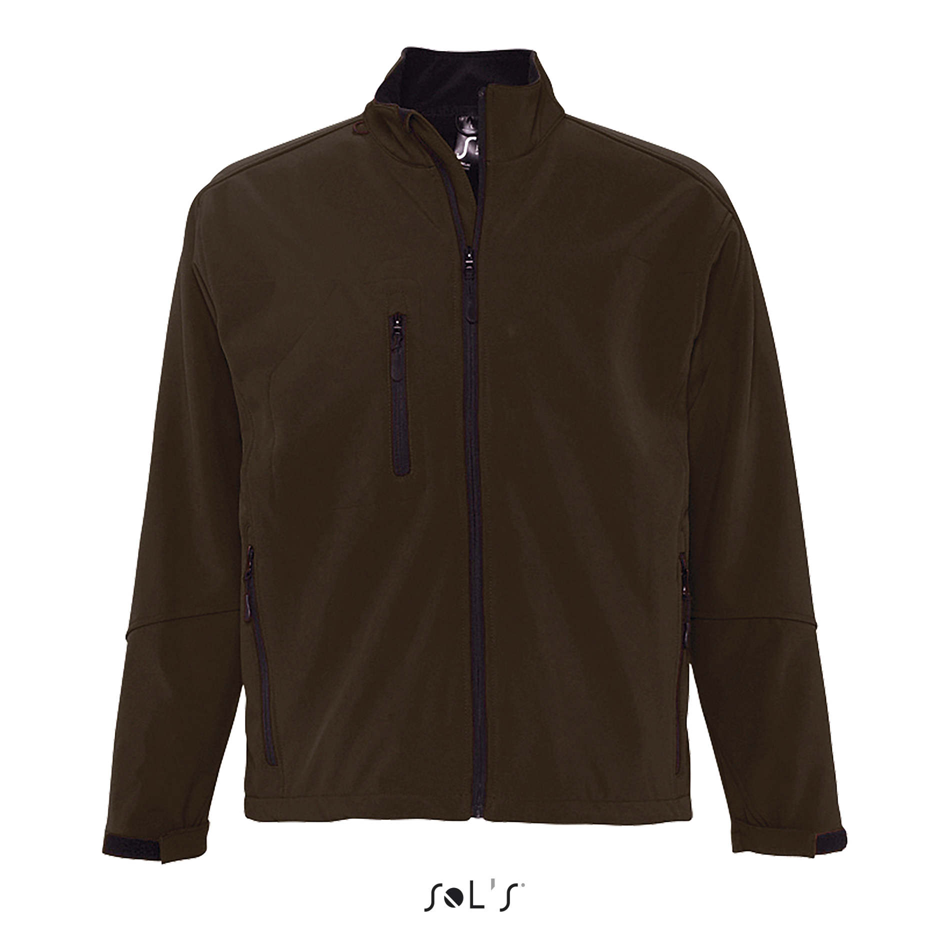 Veste softshell personnalisée homme RELAX Chocolat Foncé